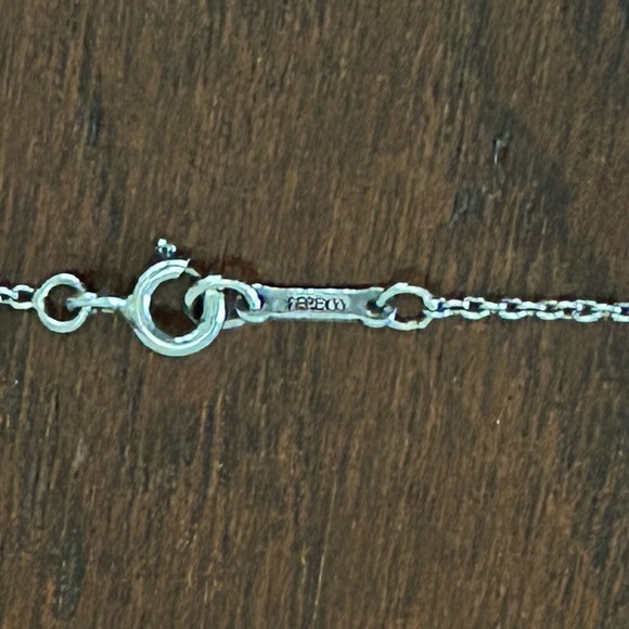 TIFFANY & CO. Elsa Peretti Open Heart Necklace Pendant Sterling Silver 925 - Picture 10 of 13